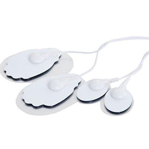 EMS Massager Electrode Pads,Used for Electronic Massager EMS Machine Pulse Muscle Stimulator,Reusable Self-adhesive Kits (MEDIUM)