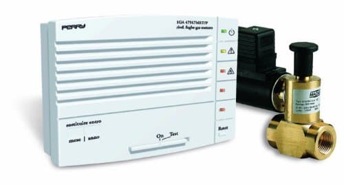 Sesam Zefiro Series 1GA 50917MET / 1.2 Set of Methane and Natural Gas Detector Wall Mounted Valve with 1 / 2–Inch Thread