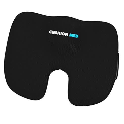 Cushion Med Orthopedic Coccyx Raiser – High Quality Design Proven to Give Instant Relief From Coccyx/ Tailbone Pain, Lower Back Pain, and Sciatica. Highly Innovative Shape Ensures Maximum Comfort. Portable and Suitable For Indoor and Outdoor Use.