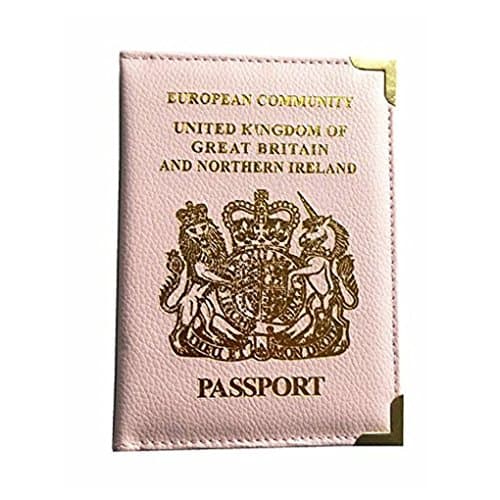 VISKEY UK and European Passport Holder Protector Cover Wallet