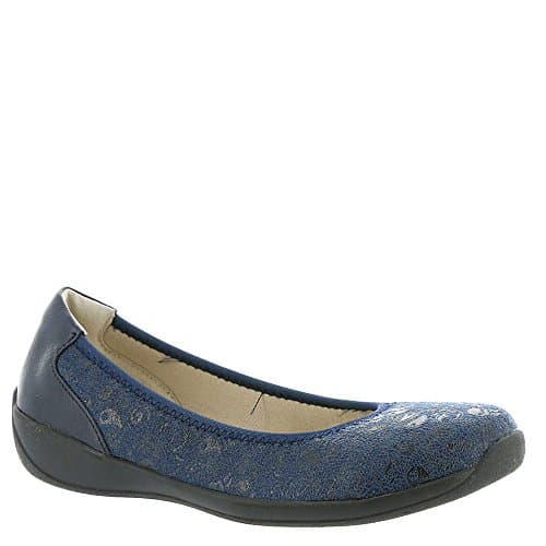 Eazies Joyful Women's Slip On 10 B(M) US Navy-Paisley