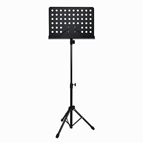 Singdamic Deluxe Music Stand Professional Collapsible Orchestra Conductor Music Stand for Music Sheet - Black