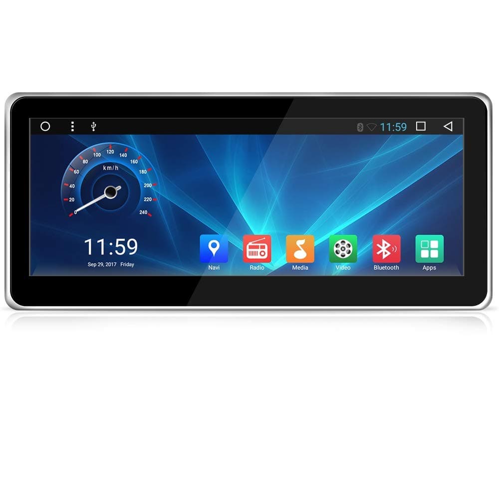 in-Dash GPS Navigation Android Bluetooth Stereo 10.25" Touchscreen AV Receiver Multimedia Radio Built-in Wi-Fi for 2007-2011 Mercedes Benz C/CLK Class W204 S204 C207 A209 Infotainment System Headunit