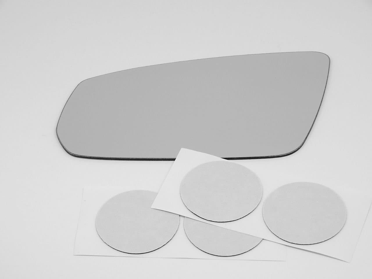 2010-12 Fd Mustang, Left Driver Flat Mirror Glass Lens w/ Adhesive, USA