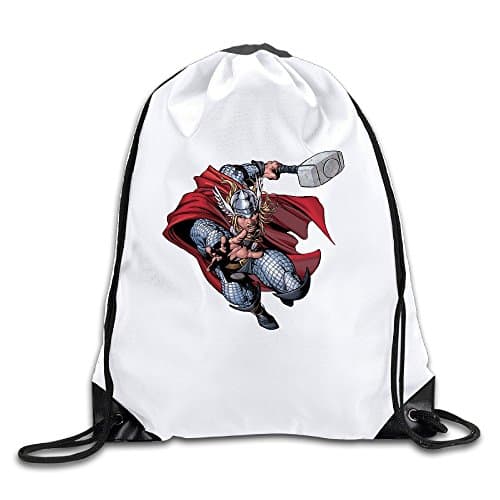 Thor Lightweight Drawstring Cinch Bag Backpack White Size One Size