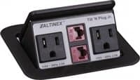 ALTINEX TNP151 Tilt 'N Plug Jr. Tabletop Interconnect Box with 2 Power