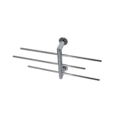 StilHaus ME32-02-637509853082 Fluyd Collection Towel Holder, Chrome/Gold