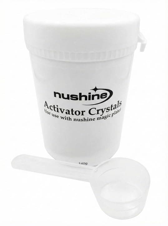Nushine Activator Crystals 5 Oz (140g) - For Use with Magic Cleaning Plate