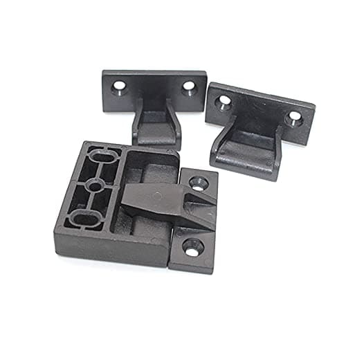 Plinth Fasteners Fittings Press Fit Panel Clip, 4 PCS Push in Fittings Connector Press Fit Panel Hanging Clips Surface Mount Fasteners (48mm x 30mm x 25mm)