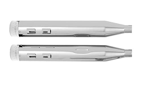 500-0104C Rinehart 4" Chrome Slip On Mufflers with Chrome Tips for 2015 & Newer Harley Free Wheeler Models