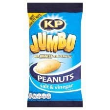 KP Jumbo Salt & Vinegar Peanuts 180G