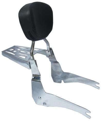 Detachable sissy bar w/Backrest & Luggage Rack for 02+ Honda VTX1800 C F