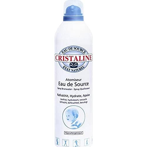 Cristaline crystalline atomizer spray 400ml eau de source (lot of 2)
