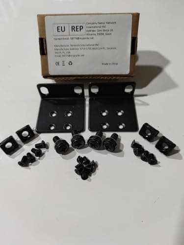 Multi-Supplier Rack Mount Kit Compatible with Many Buffalo Tech, Cisco, Dell, D-Link, Linksys, Netgear and TRENDnet Products 44cm Wide