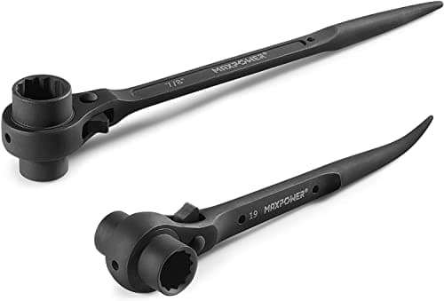 MAXPOWER 2ピーススパッドラチェットセット