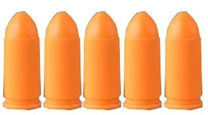 Pack Of 5 Inert 10mm Auto Pistol Safety Trainer Cartridge Dummy Ammunition Ammo Shell Rounds