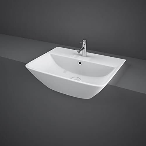 RAK Summit Semi-Recessed Basin 500mm Wide 1 Tap Hole