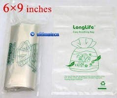 50 (6x10) LongLife Aquarium Breathing Bag for Transporting Fish, Shrimp and Aquatic Plants