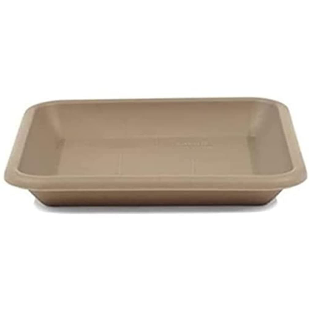 GreemotionPlant Pot Saucer Jana 41x41 cm - UV and Frost Proof Square Saucer to be Paired with The Pia Garden Pot Series - Garden Pot Saucer Large