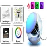 Stylish LivingSpectrum - 16 Million Color Changing LED Mood Light w/ Touch Sensitive Remote Control New