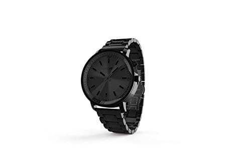 Synq Time Hybrid Analogic Special Edition Smart Watch with Metal Bracelet, Black