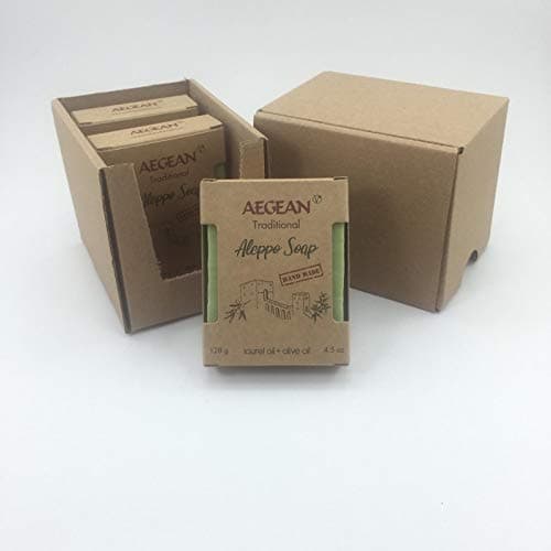 Aleppo Soap Bar - Handmade 100% Pure Natural & Vegan (3 Bars)