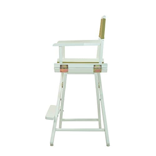 24-Inch, White Frame/Olive Canvas : Casual Home 220-01/021-100 Director's Chair with White Frame, 24", Olive