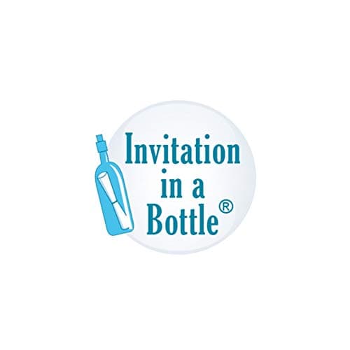 12 Glass Bottles & Corks for Message in a Bottle Invitations & Announcements