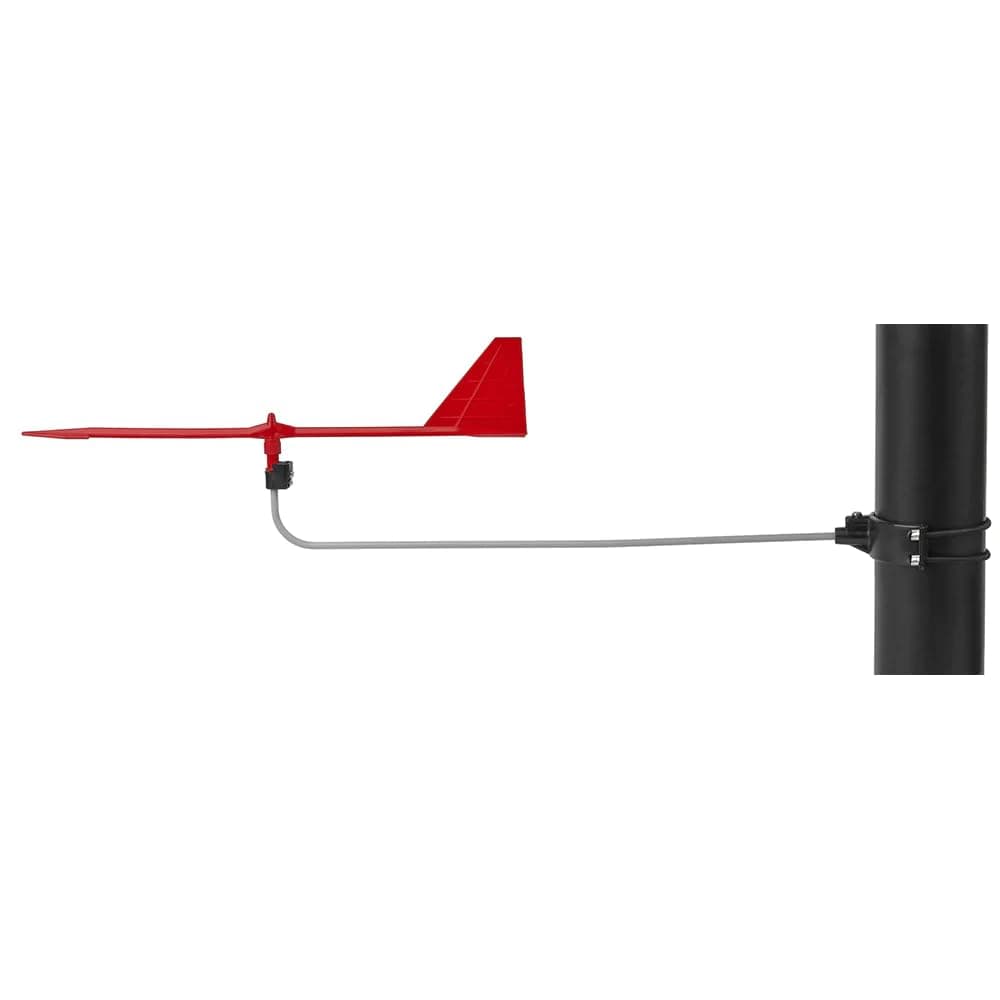 HAWK RACE APPARENT WIND INDICATOR (for larger single-handed Dinghies) - mounts at front of mast at gooseneck height, Red