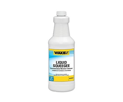 WAXIE Liquid Squeegee, Concentrated Window Cleaner, Alcohol and Ammonia-Free, 1 Quart (Case of 12)