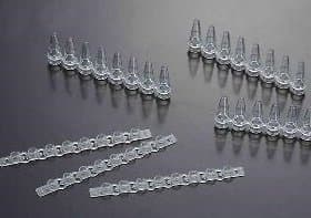 Sterile PCR 0.2ml Tubes -Strips of 8 Tubes & caps (125 Strips per Bag)