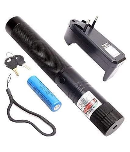 Rangwell Plastic Nx Rechargeable Green Laser Pointer Party Pen Disco Light 5 Mile/Green Multipurpose Laser Light Disco Pointer Pen Laser Beam With Adjustable Antenna Cap To Change - R303