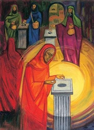 The Widow's Mite A2 Poster