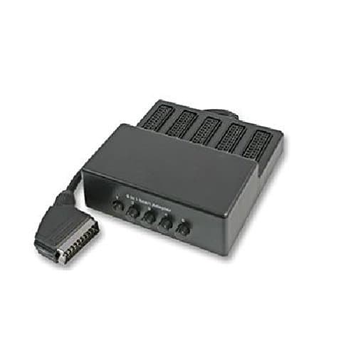 5 WAY SCART SOCKET ADAPTER/SWITCHER