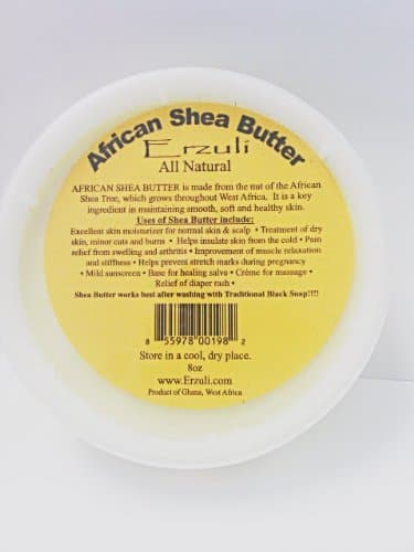 Erzuli African Shea Butter (All Natural) 8 Oz.