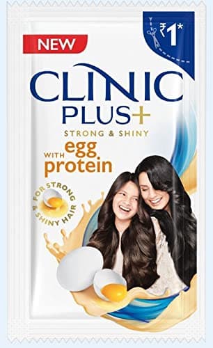 Clinic Plus Strong and Shiny Shampoo Sachet (6ml) - Pack of 192 Bags