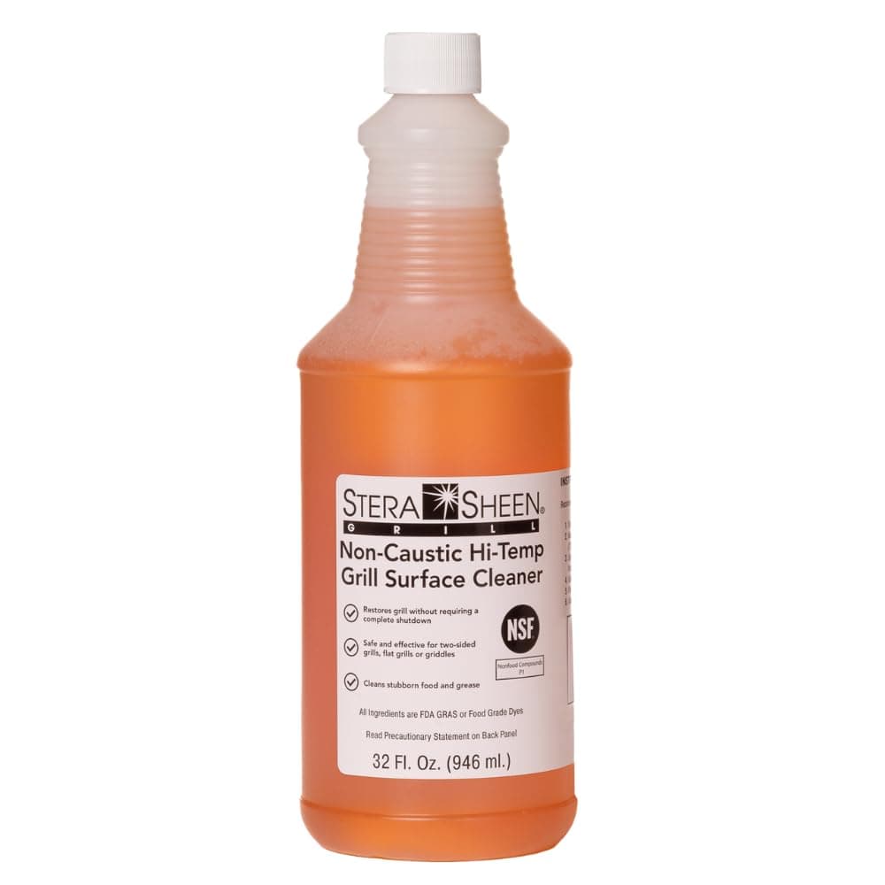 Griddle & Flat Grill Surface Cleaner, Case of 1 x 32 fl oz Bottles,