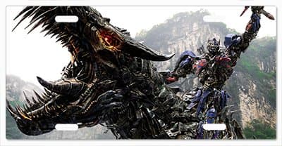 Transformer Dino Bots G1 Vanity License Plate