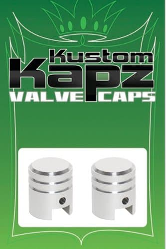 KUSTOM KAPZ CHROME PISTON VALVE CAP tire wheel stem bicycle bmx monster dirt hot