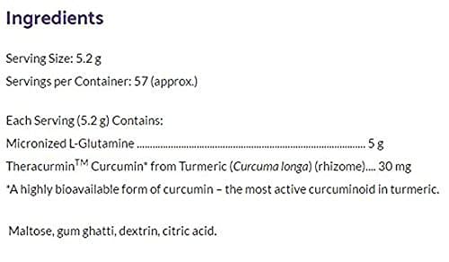 Bioclinic NaturalsL-Glutamine with Theracurmin Powder, 10.8 oz.
