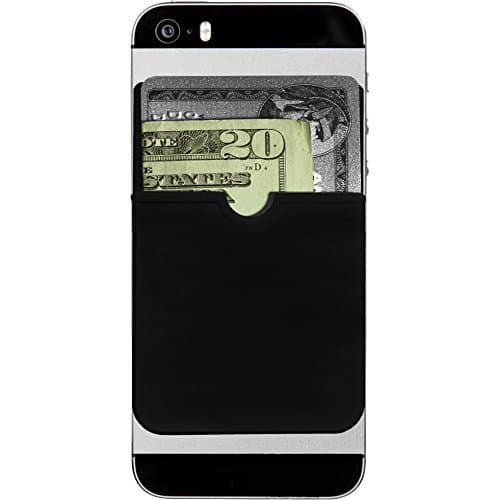 The Original Sticker Wallet Adhesive, Ultra-thin, Credit Card Wallet, Black