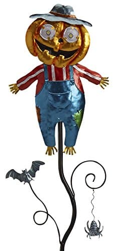 Goblin Guiders - Solar Powered Halloween Decorative Lights - Jolly Pumpkin Scarecrow