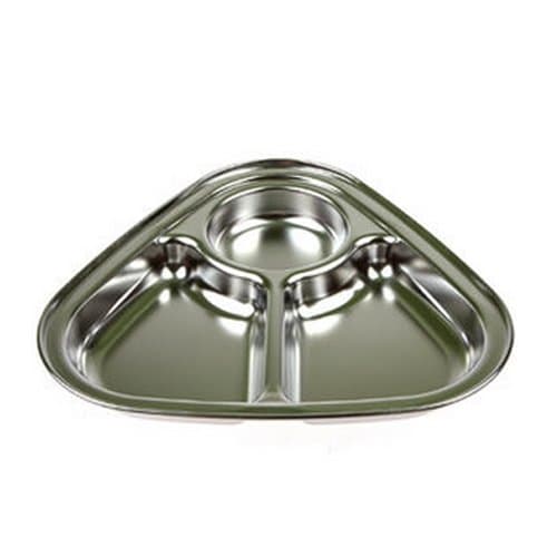 Carnation Divided Tray 2 sections for snack No.1 for kids