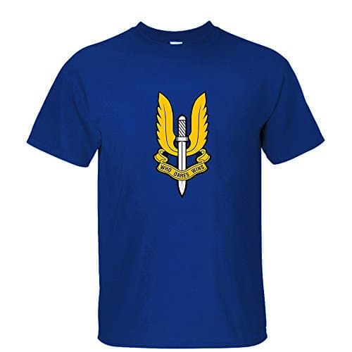 BMWW Men's SAS Who Dares Wins Print Cotton T-shirt