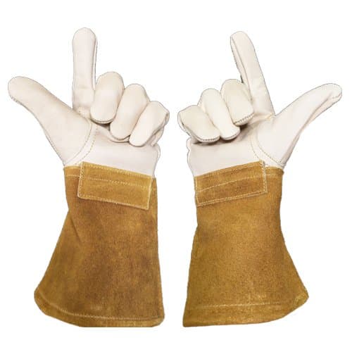 Professional Thorn Proof Lemon Picking Gloves - Thorn Resistant Leather Gloves With Gauntlet Cuff Inc. (9.5)