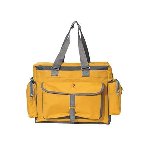 Vouch Bria Multipocket and Multipurpose Diaper Bag, Yellow