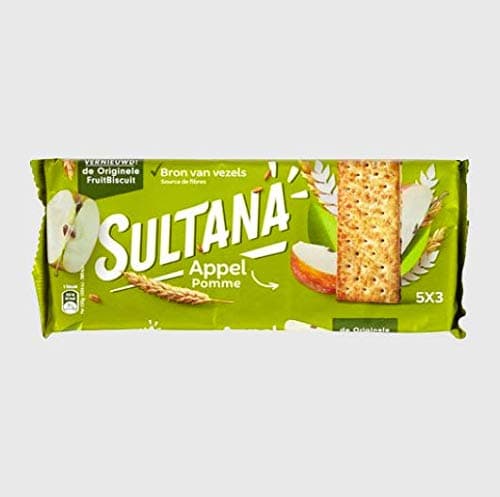 Apple Biscuit Portion Packs | Sultana | Apple 5 x 3 Pieces | Total Weight 7.69 ounce
