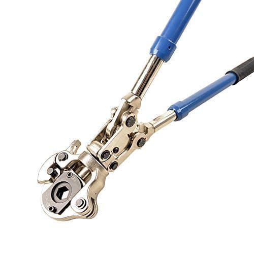 SENTAI Plumbing Copper Pipe Crimper - Press Tube Tools with 1/2" 3/4" 1" Jaws - Suitable for Viega Copper Only, Pro-Press, Elkhart, Conex Pipe Fittings