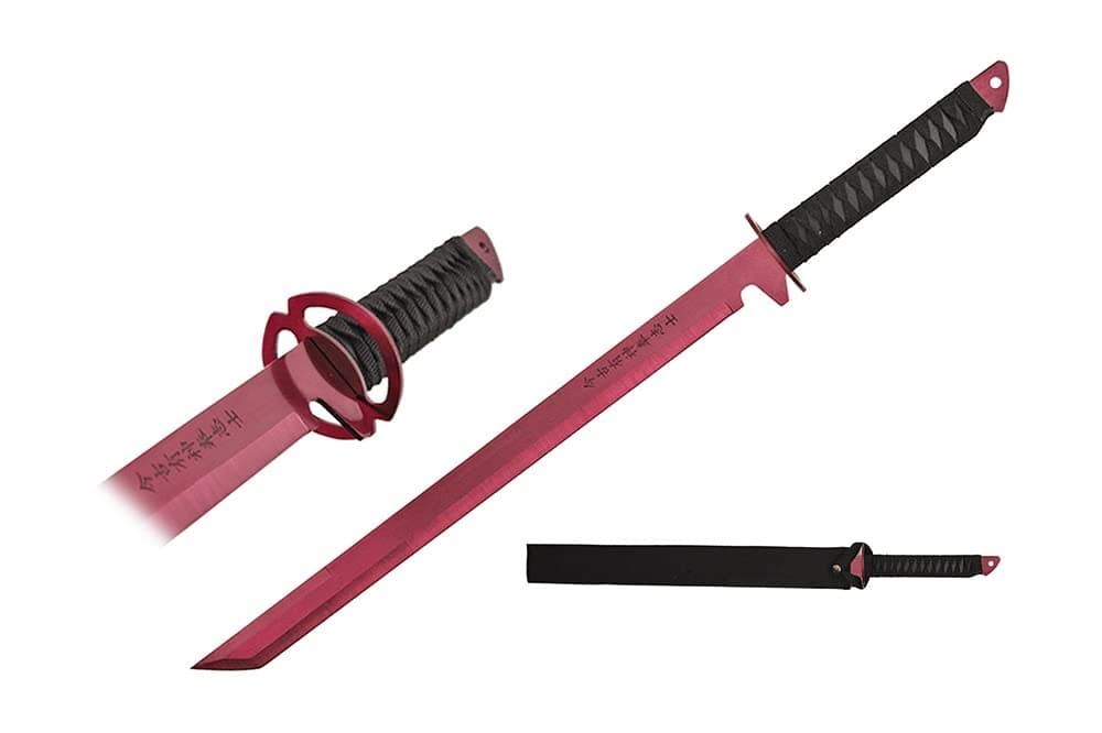 Full Tang Double Serrated Fantasy Sword w/Sheath Hunting Camping Fishing Outdoors (5020)