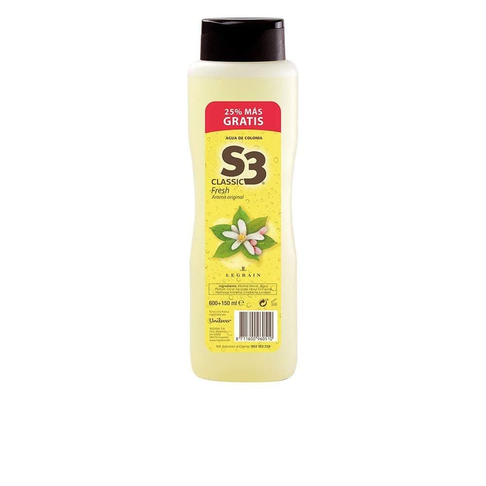 S3 Eau de Toilette, 600 ml + 150 ml